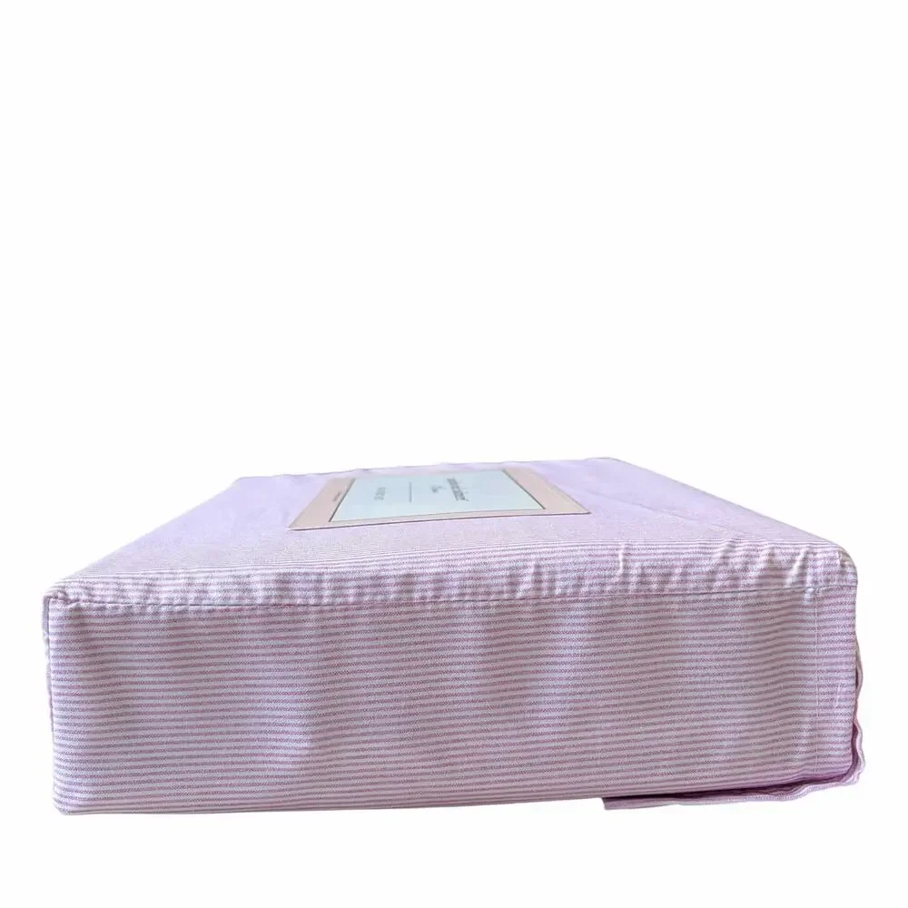 Cupcakes & Cashmere Pink Striped QUEEN Sheet Set Chic Bedding NEW